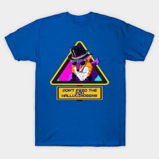Don't Feed the Retro Vaporwave Fox Hallucinogens - Stylish Psychedelic T-Shirt T-Shirt